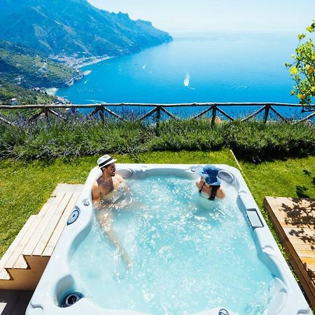 Sea View Villa In Ravello With Lemon Pergola, Gardens And Jacuzzi - Ideal For Elopements Luaran gambar