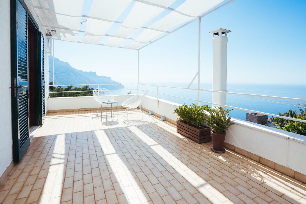 Sea View Villa In Ravello With Lemon Pergola, Gardens And Jacuzzi - Ideal For Elopements Luaran gambar