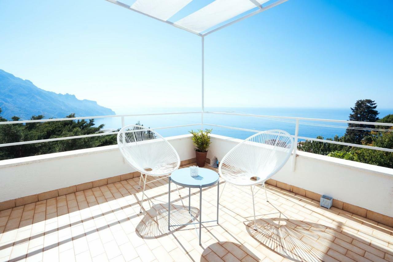 Sea View Villa In Ravello With Lemon Pergola, Gardens And Jacuzzi - Ideal For Elopements Luaran gambar